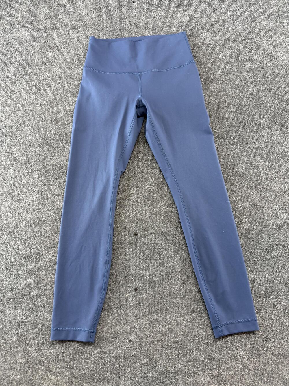 Lululemon Leggings Womens 6 Blue High Rise 25 Inseam Ankle Yoga Gym Pants